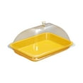 thumbnail image 2 of CoudarTitie Cake Stand with Dome Multipurpose Cake Plate for Festival Wedding Restaurant Yellow, 2 of 9