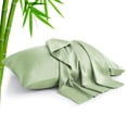 thumbnail image 1 of Bedelite Juego De 2 Fundas De Almohada Estándar De Rayón Derivado De Bambú, Fundas De Almohada Refrescantes Para Personas Que Duermen Calientes Y Sudores Nocturnos, Fundas De Almohada Transpirables, S, 1 of 5