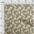 thumbnail image 2 of oneOone Georgette Viscose Brown Fabric Floral Sunflower With Honey Bee Dress Material Fabric Print Fabric By The Yard 42 Inch Wide, 2 of 4