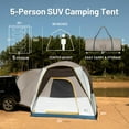 thumbnail image 4 of TIMBER RIDGE 5 Person SUV Tent Weather Resistant Portable for Car SUV Van Camping, Includes Rainfly and Storage Bag, khaki, 4 of 9