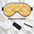 thumbnail image 3 of Uemuo Flowe Chicken Pattern Sleep Eye Mask - Light Blocking Sleep Mask Blocking Out Light Perfectly, Soft and Comfortable Night Eye Mask, Eye Blinder, 3 of 7