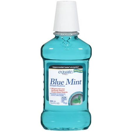 Equate: Antiseptic Blue Mint Mouthrinse, 16.90 oz