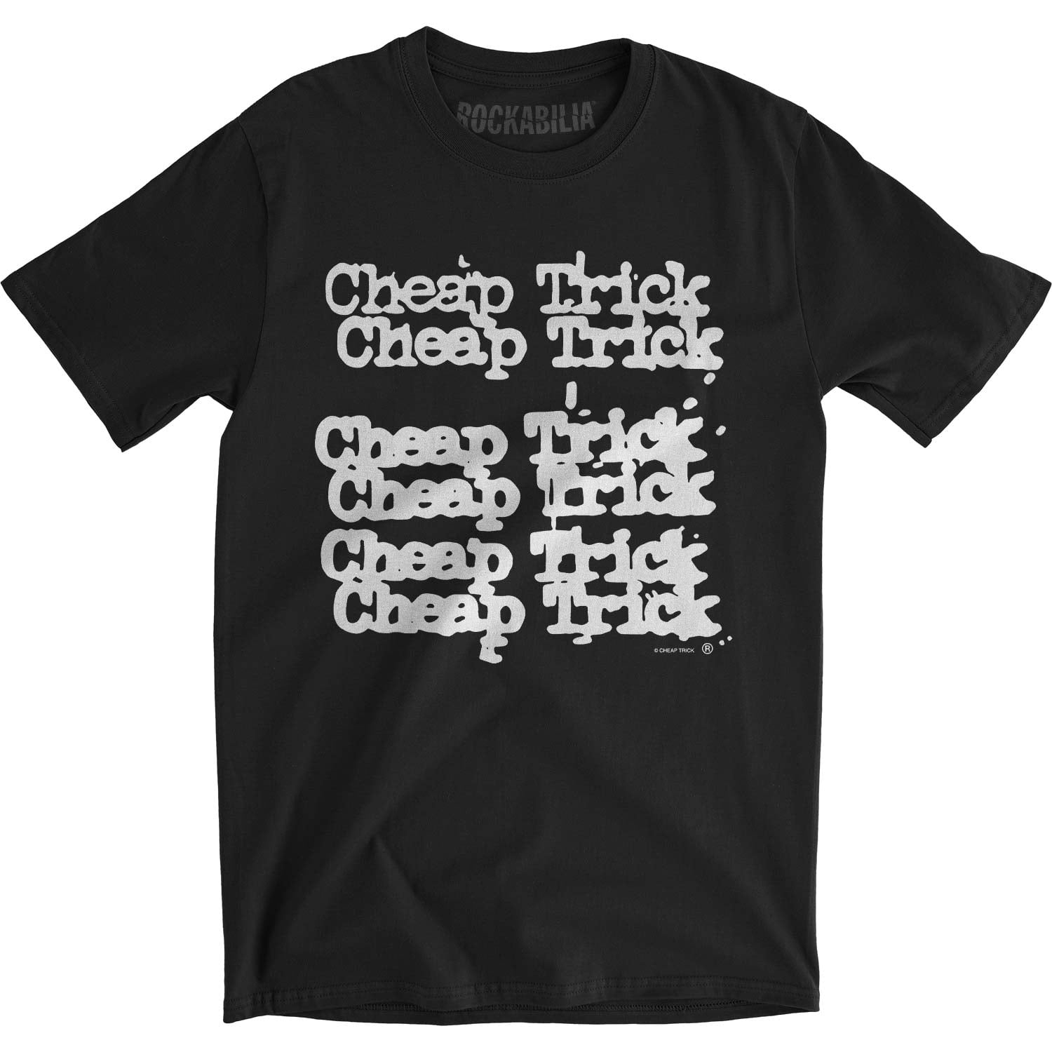 Cheap Trick Cheap Trick Men's Logo Tee Slim Fit Tshirt Black