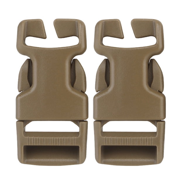 Ndcxsfigh Hebilla Cincha Accesorio Montaje en Superficie Hebillas para Chaleco Airsoft (arena) 2 Uds.