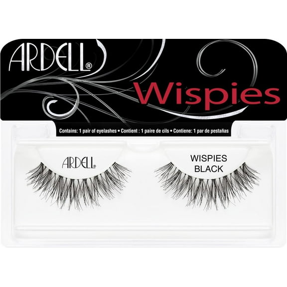 (2 Pack) Ardell Fashion Lashes, Wispies Black