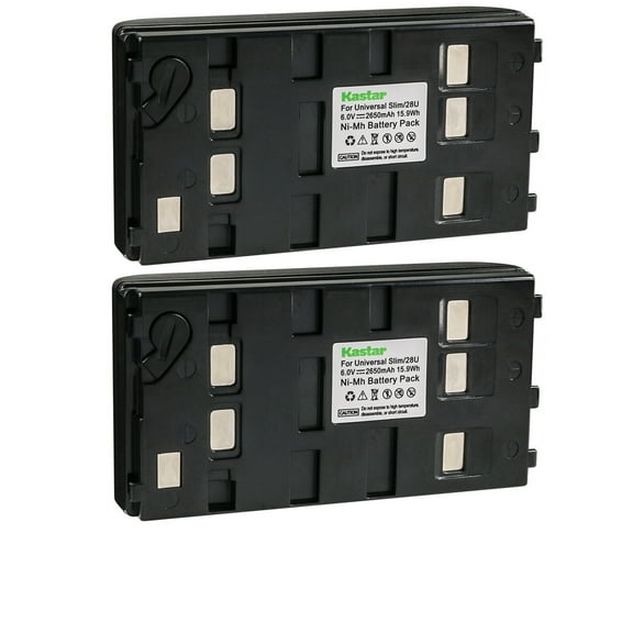Kastar 2-Pack Battery Replacement for Panasonic NV-3CCD1 NV-61 NV-63 NV-A1/E NV-A3/E NV-ALEN NV-CS1/E NV-CSLEN NV-G1 NV-G101 NV-G101A NV-G120 NV-G2 NV-G200 NV-G202 NV-G202A NV-G220 NV-G3 NV-G303