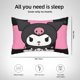 thumbnail image 4 of Funda de almohada rectangular Melody Kuromi, suave y acogedora, con cremallera oculta, para cama, sofá, decoración del hogar, 20 x 30 pulgadas, 4 of 8