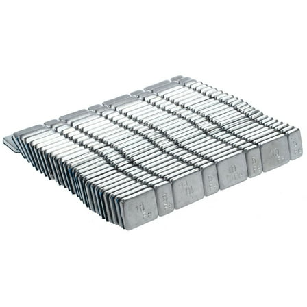 25 Pcs 2.1 oz 60g Tyre Tire Wheel Balance Weights Strips for Car,25 x Wheel Balance Weight,Silver Tone