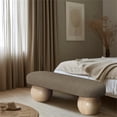 thumbnail image 2 of Meridian Furniture Bowies Olive Bench, 2 of 15