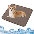 thumbnail image 1 of Dog Cooling Mat Ice Silk, Self Cooling Pet Pad for Dogs & Cats, Breathable Washable Crate Bed, Portable Non-Toxic Summer Cooling Mat, 1 of 8