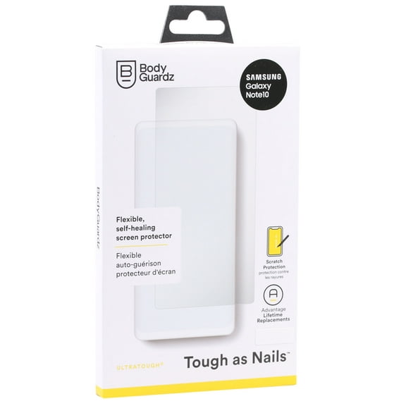 BodyGuardz UltraTough Screen Protector for Samsung Galaxy Note10 - Clear