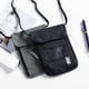 thumbnail image 4 of Cartera de viaje para colgar en el cuello, funda impermeable para pasaporte, tarjetero, bandolera para teléfono (gris), 4 of 8