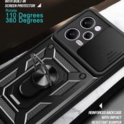 Case for Xiaomi Redmi Note 12 Pro 5G (Not 4G) with Camera Cover