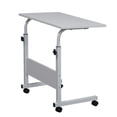 thumbnail image 4 of TENGDA Portable Mobile Side Table with Wheels Compact Laptop Desk with Privacy Panel Multipurpose Room Divider Shelf for Home Office Bedroom, 4 of 5