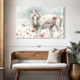 thumbnail image 3 of Elephant Stock Stunning Wild Horses I Wall Art - Horizontal Canvas Wall Art - Living Room Wall Decor - Animal Canvas - Gray And Pink Decor By Lisa Audit - 48" x 32", 3 of 8