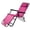 Pink, variant on Dual Purpose Folding Recliner Chair, Premium Steel Tube Oxford Fabric Chair, Portable Space Saving Green Chair, Multifunctional Chair for Indoor Outdoor Daily Use Gift