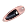 thumbnail image 2 of Metal Input Jacksocket Plate With Screws For Style Electric Guitar Red Copper Shenzhuyue, 2 of 8