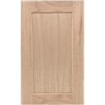 thumbnail image 2 of 16.25W x 22.5H Unfinished Oak Kitchen Cabinet Door Replacement, Shaker Style, 2 of 7