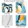 thumbnail image 4 of luoweisi Men's Beach Shorts Quick Dry Swim Trunks with Mesh Lining Penguin L, 4 of 5