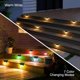 thumbnail image 4 of Luces solares para exteriores, paquete de 6 luces solares impermeables para escalones que se utilizan para barandillas, cubiertas, escaleras y jardín, 4 of 5