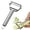A, variant on Multi functional wire cutting and peeling knife with round handle,Root vegetable strip cutting,vegetable shaver,Stainless steel-A
