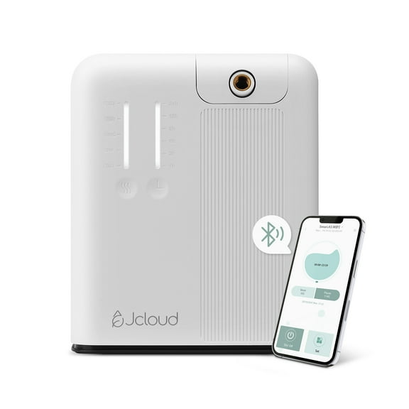 JCLOUD 2025 Upgraded Smart Scent Air Machine for Home, Office, Hotel - Waterless Cold Air Diffuser Cover Up to 1500 Sq Ft, Aromatherapy Diffuser for Essential Oils, White (Aroma Oil Not Included)