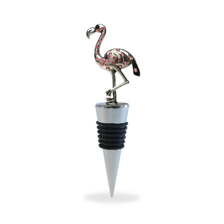 

Cheers - Wine Stopper - Metal Flamingo