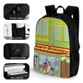 thumbnail image 4 of Bob's Burgers Backpacks Bookbag Casual Daypack Backpacks for Travel Camping Hiking, 4 of 8