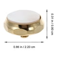 thumbnail image 4 of Trumpet Button Buckles Piston Button Snaps Press Covers Trumpet Musical Instrument Accessories, 4 of 7