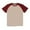 Khaki, variant on Men's Solid Color Heavy Shoulder T Shirt Pure Matching Color Loose Short Sleeve Raglan Contrast T Shirt Packs of The Shirts Men S