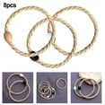 thumbnail image 2 of 8pcs Ring Toss Rings Game Rope Ring Toss Game For Outdoor Party, 2 of 9