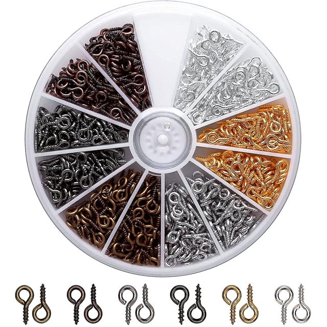 Alfileres con Ojales YONGSHENG 5*10mm para Fabricación de Joyas 6 Colores