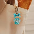 thumbnail image 5 of CuiLiyq Handmade Imitation sea glass Ornament, 2D Flat Plastic and Wire Wrapping Pendant, Cute Small Ornaments for Christmas Tree Home Decor, for Holiday Party Gift (H), 5 of 6