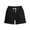 Black, variant on CHUMUD Jeans Shorts for Women Stretchy Trendy Denim Shorts Mid Rise Drawstring Casual Shorts