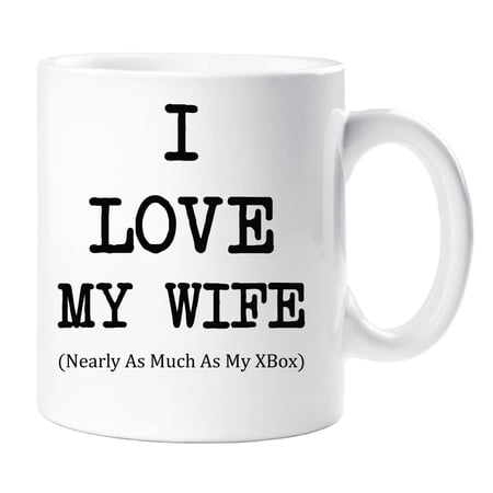 60 Second Makeover I Love My Wife Nearly As Much As My XBox Mug Husband Cup Gift Valanetines Birthday Christmas