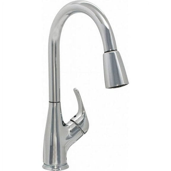 EZ-FLO 10388 Pull-Down Spout Kitchen Faucet, Chrome
