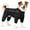 Black, variant on Pet Life ® 'Aura-Vent' Lightweight 4-Season Stretch and Quick-Dry Full Body Dog Jacket