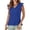 #115-Blue, variant on Women's Spring Summer Flutter Sleeve Tank Top Loose Slim Fit Simple Casual Elegant All Match Tops Gift