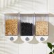 thumbnail image 5 of Kearding Dispensador de cereales para colgar en la pared, contenedor de granos de alimentos secos para cocina, contenedor de almacenamiento de 1500ml, 5 of 6