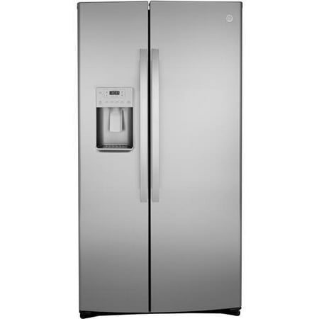 GE GZS22IYNFS 21.8 Cu. Ft. Stainless Counter Depth Side-by-Side Refrigerator