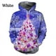 thumbnail image 3 of Sudadera con capucha navideña para hombre y mujer, con estampado 3D de árbol de Navidad, sudadera con capucha, sudadera informal de talla grande, disfraces de fiesta de Navidad, 3 of 5