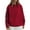 A-Red202, variant on XIAOCHA Womens Hoodies Striped Coloe Block Raglan Long Sleeve Pullover Hoodies Sweatshirts Oversized Kangaroo Pockets Trendy Hooded Streetwear