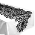thumbnail image 2 of Halloween Table Runner w/Black Spider Web Lace Festival Table Runner Halloween Party Table Decoration, 2 of 8