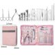 thumbnail image 4 of Juego de manicura Yuyangstore 26 en 1 Cortauñas herramientas de cuidado Rosa, 4 of 8
