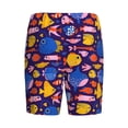 thumbnail image 2 of Lsque Cute Flat Hand Drawn Fishes Mens Sleep Pajama Shorts,Short Pajama Pants, Cotton Ultra-Soft Knit-X-Large, 2 of 9