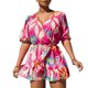 thumbnail image 5 of Txlixc Ropa deportiva de verano para mujeres, impresión foliar Txlixc moda, 5 of 9
