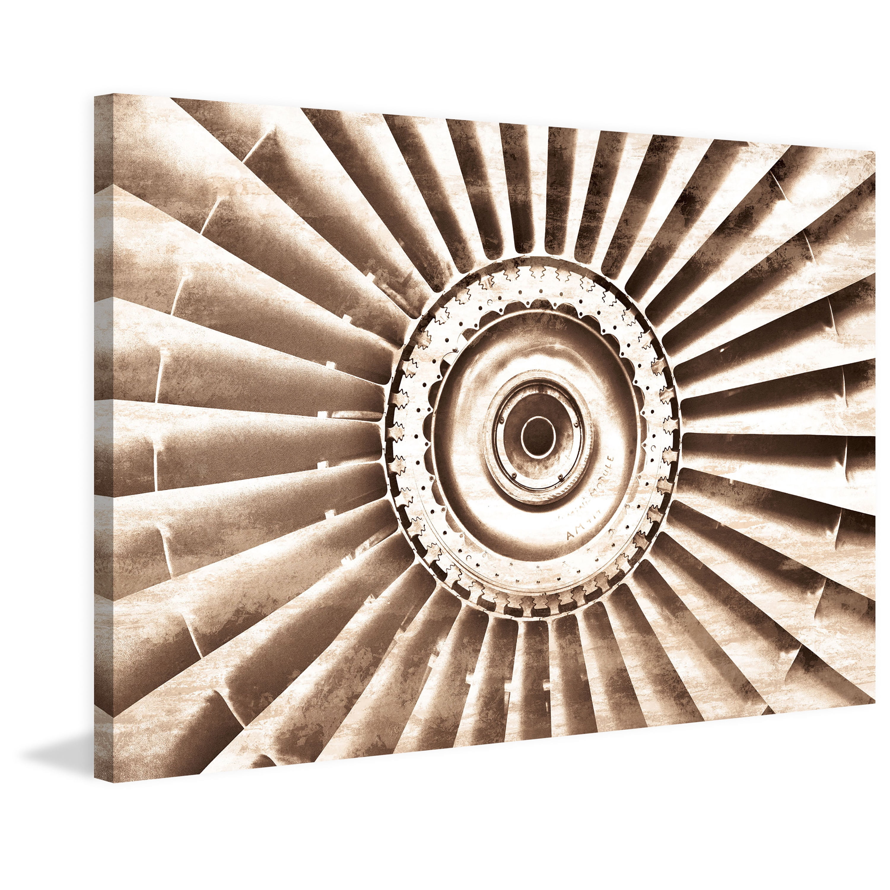 "Air Flow" Painting Print on Wrapped Canvas