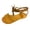 Yellow, variant on Vedolay Jelly Sandals Womens Flat Sandals Comfortable Summer Elastic Ankle Strap Flip Flops Casual Shoes,Orange 8.5