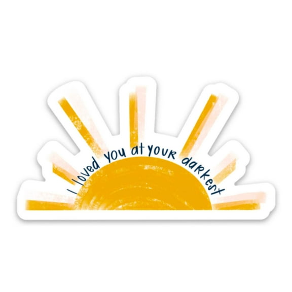 Christian Stickers | Loved You At Your Darkest