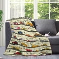 thumbnail image 2 of Yibo Farm Animals Print Blanket Flannel Soft and Comfortable Anti-static Bed Sofa Blanket, 2 of 7